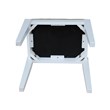International Concepts Vanity Stool  in White