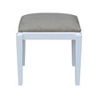 International Concepts Vanity Stool  in White