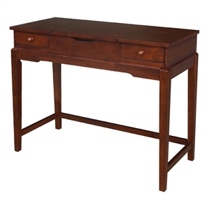 International Concepts Solid Wood Vanity Table in Espresso