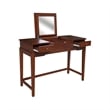 International Concepts Solid Wood Vanity Table in Espresso
