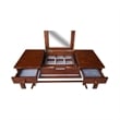 International Concepts Solid Wood Vanity Table in Espresso