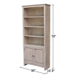 International Concepts Shaker Bookcase - 72
