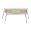 International Concepts Unfinished Solid Wood Writing Desk With Drawer