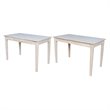 International Concepts Computer Desk With Flip Down Drawer