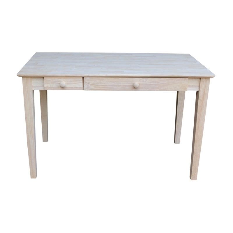 International Concepts Computer Desk With Flip Down Drawer