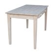 International Concepts Computer Desk With Flip Down Drawer