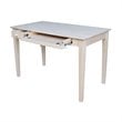 International Concepts Computer Desk With Flip Down Drawer