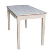 International Concepts Computer Desk With Flip Down Drawer