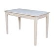 International Concepts Computer Desk With Flip Down Drawer