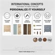 International Concepts Desk With Chair  Unfinished