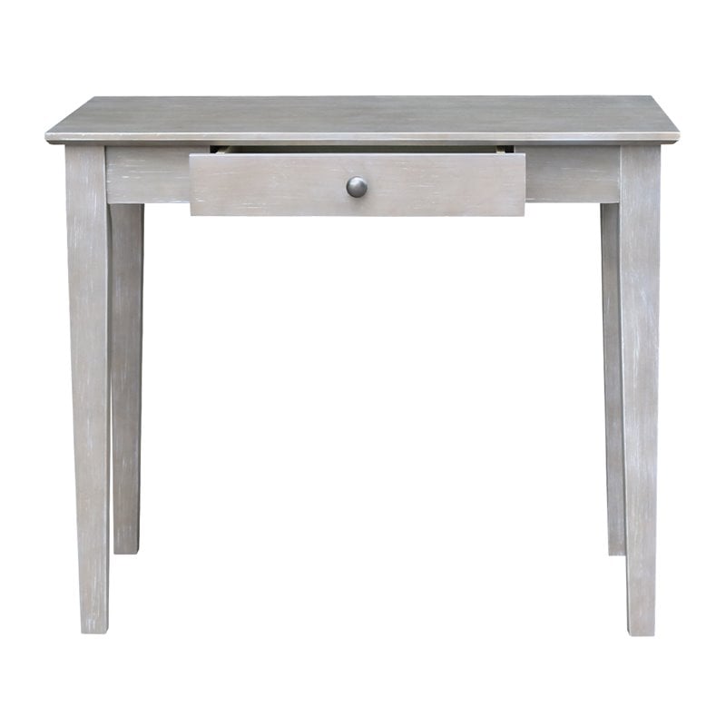 International Concepts Writing Table  Washed Gray Taupe