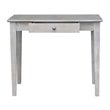 International Concepts Writing Table  Washed Gray Taupe