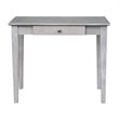 International Concepts Writing Table  Washed Gray Taupe