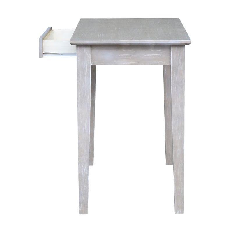 International Concepts Writing Table  Washed Gray Taupe