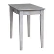 International Concepts Writing Table  Washed Gray Taupe