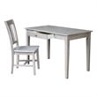 International Concepts Desk With Drawer - Basic Size And Chair