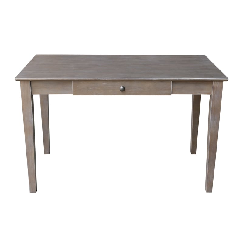 International Concepts Desk With Drawer - Basic Size And Chair