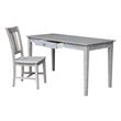 International Concepts Desk With Drawer - Larger Size And Chair