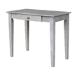 International Concepts Desk With Drawer - Small Size And Chair
