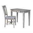 International Concepts Desk With Drawer - Small Size And Chair