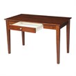 International Concepts 1 Drawer Writing Desk in Espresso