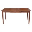 International Concepts 1 Drawer Large Writing Desk in Espresso