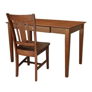 International Concepts Desk With Drawer - Basic Size And Chair