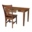 International Concepts Desk With Drawer - Basic Size And Chair
