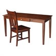 International Concepts Desk With Drawer - Larger Size And Chair