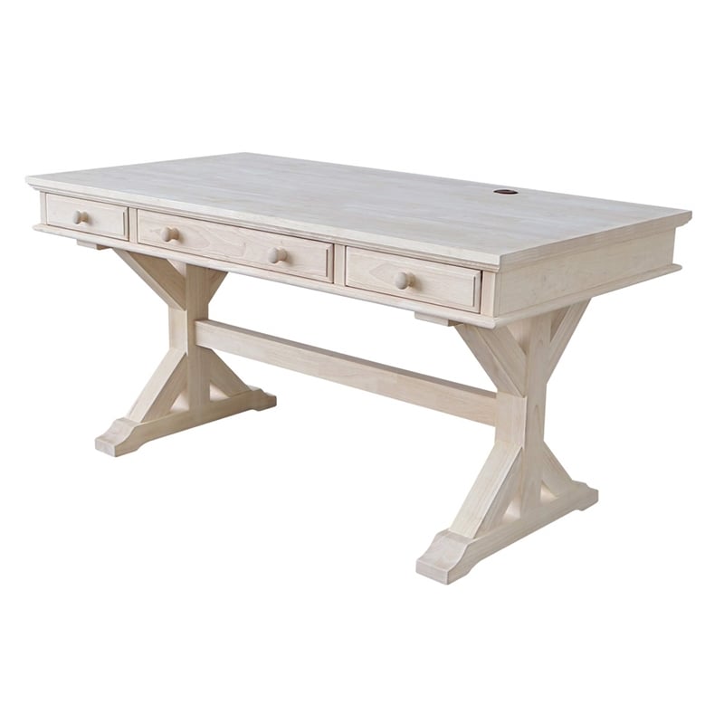 International Concepts Executive Desk - With Canyon Base