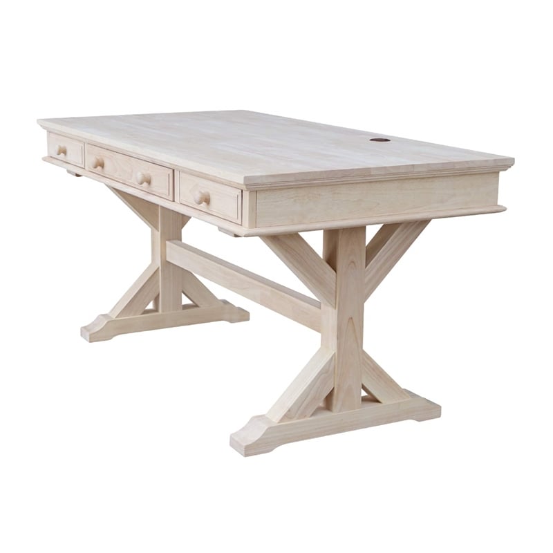 International Concepts Executive Desk - With Canyon Base