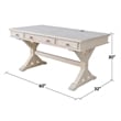 International Concepts Executive Desk - With Canyon Base
