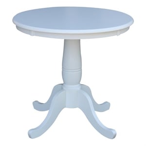 International Concepts 30&quot Round Top Pedestal Table - 28.9&quotH