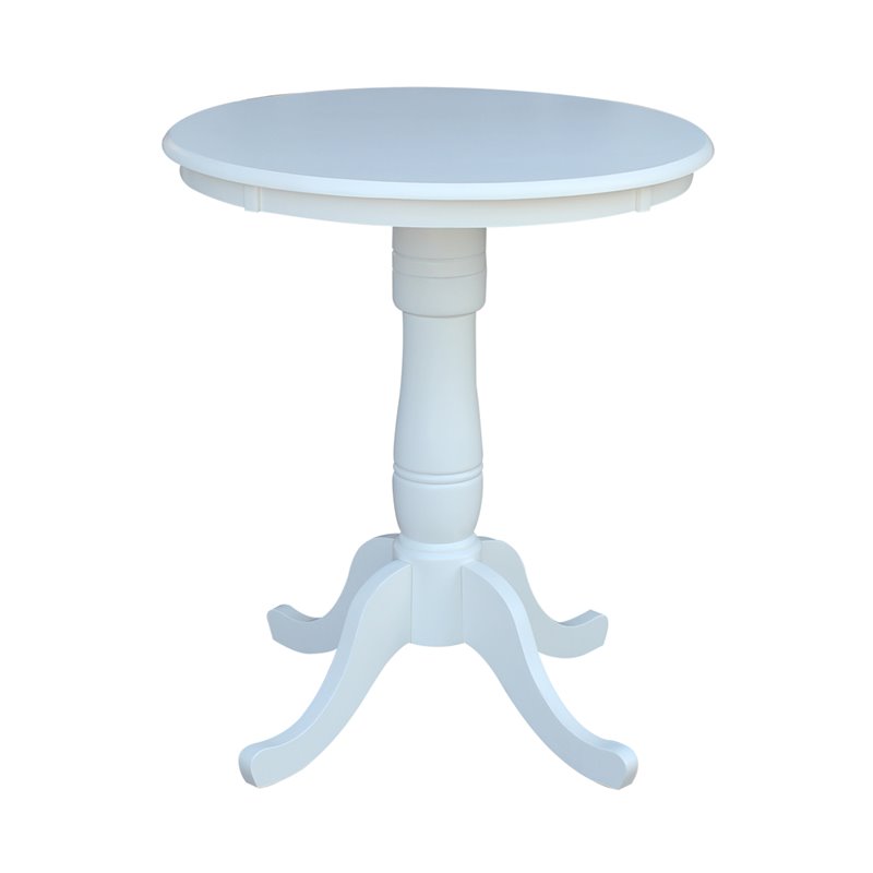 International Concepts Round Counter Height Pedestal Dining Table