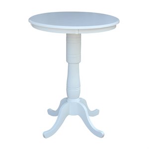 International Concepts 30&quot Round Top Pedestal Table - 40.9&quotH