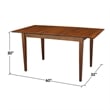 International Concepts Table With Butterfly Extension - Dining Height
