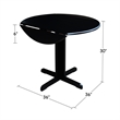International Concepts Dual Drop Leaf Table - 36