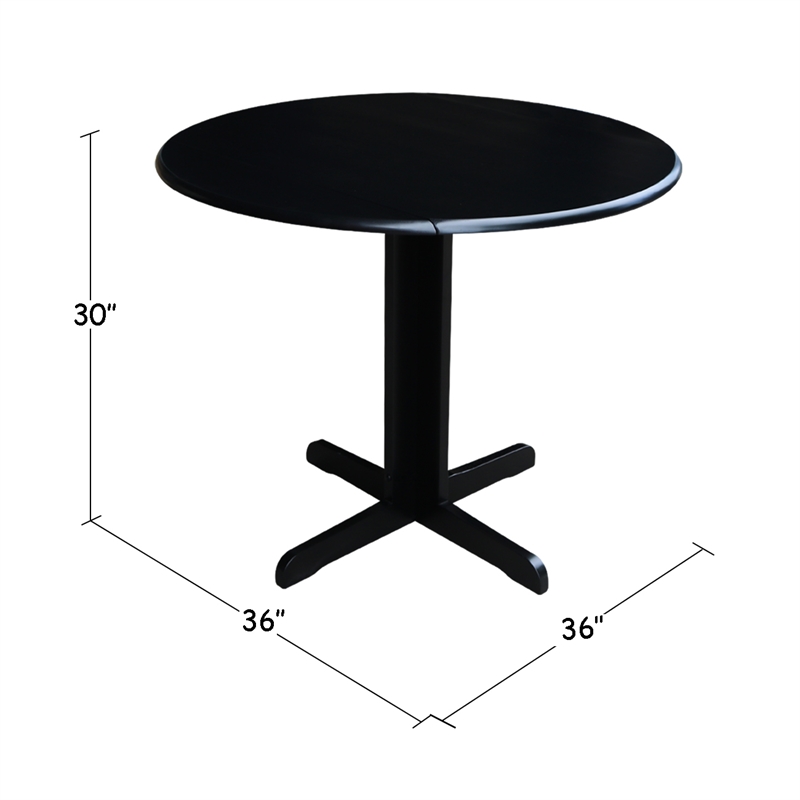 International Concepts Dual Drop Leaf Table - 36