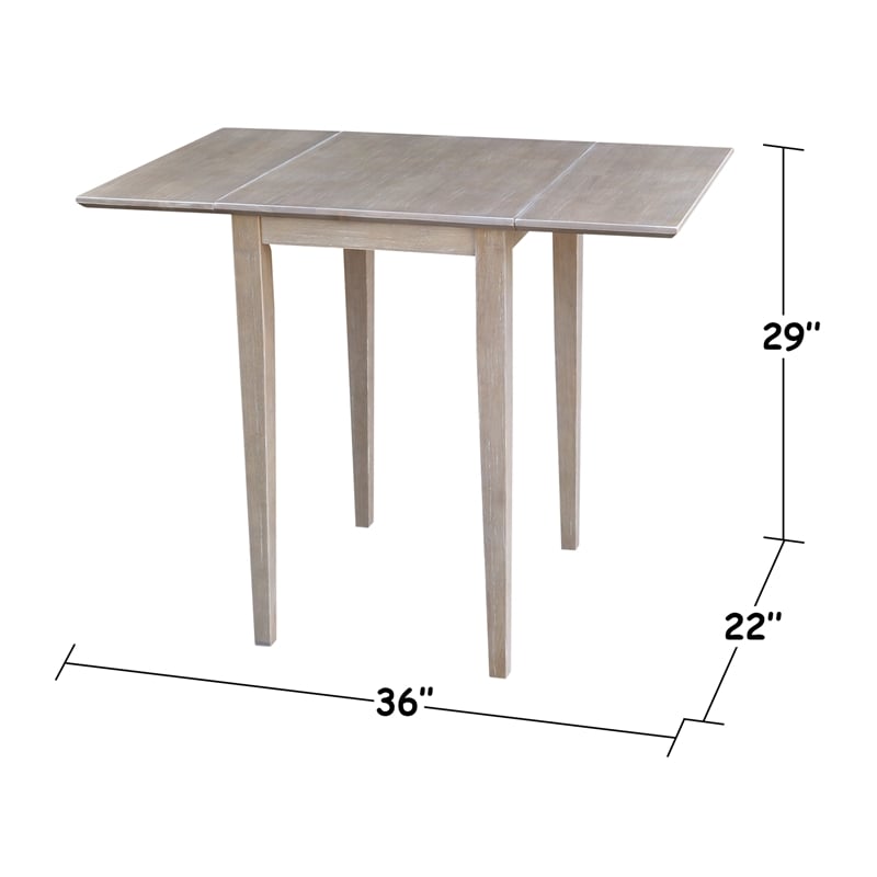 International Concepts Small Dropleaf Table