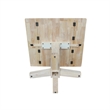 International Concepts Solid Wood Dual Drop Leaf Dining Table - Unfinished