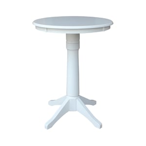 International Concepts 30&quot Round Top Pedestal Table - 34.9&quotH