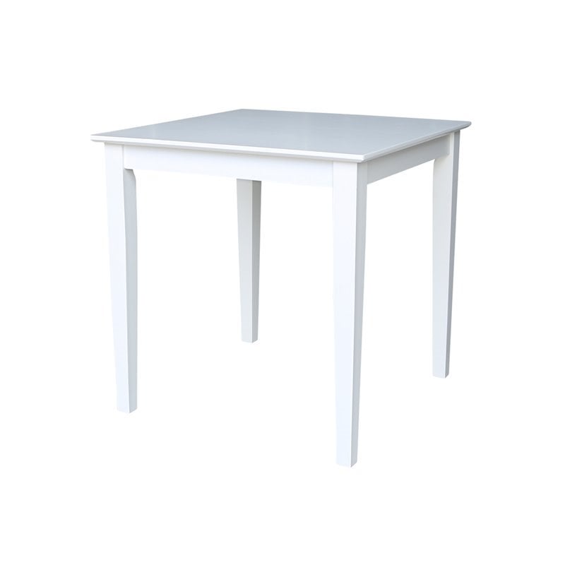 International Concepts Solid Wood Top Table - Dining Height