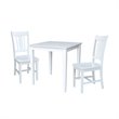 International Concepts 30X30 Dining Table With 2 San Remo Chairs