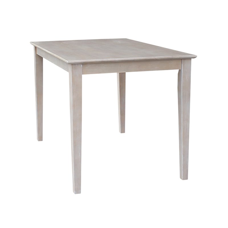 International Concepts Solid Wood Top Table - Dining Height