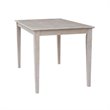 International Concepts Solid Wood Top Table - Dining Height