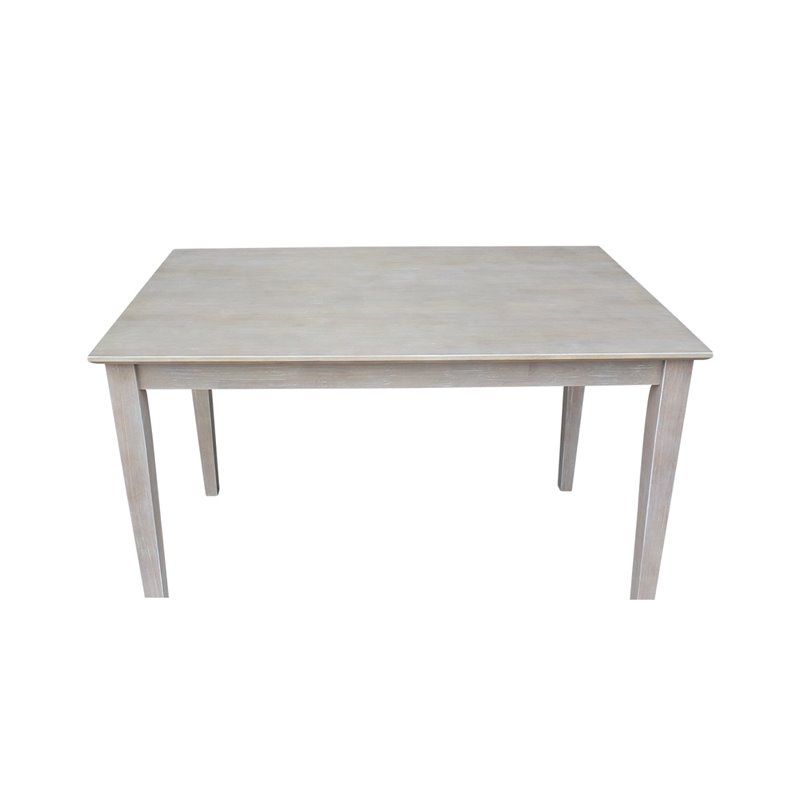International Concepts Solid Wood Top Table - Dining Height