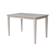 International Concepts Solid Wood Top Table - Dining Height