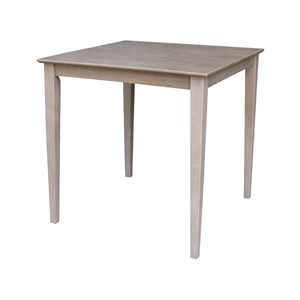 International Concepts Solid Wood Top Table - Counter Height