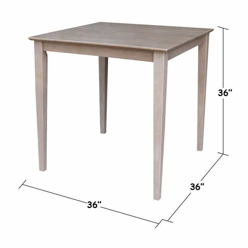 36X36 Counter Height Dining Table With 2 San Remo Counter height Stools