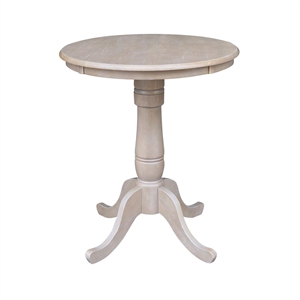 International Concepts 30&quot Round Top Pedestal Table - 34.9&quotH